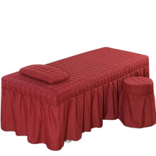 Massage Bed Cover 190x80 Solid Skin-Friendly Bed Sheet for Beauty Salon Massage Table with Hole Color 2