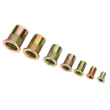 165PCS Copper Alloy Rivet Nuts Set, M3-M12 Hand Fasteners
