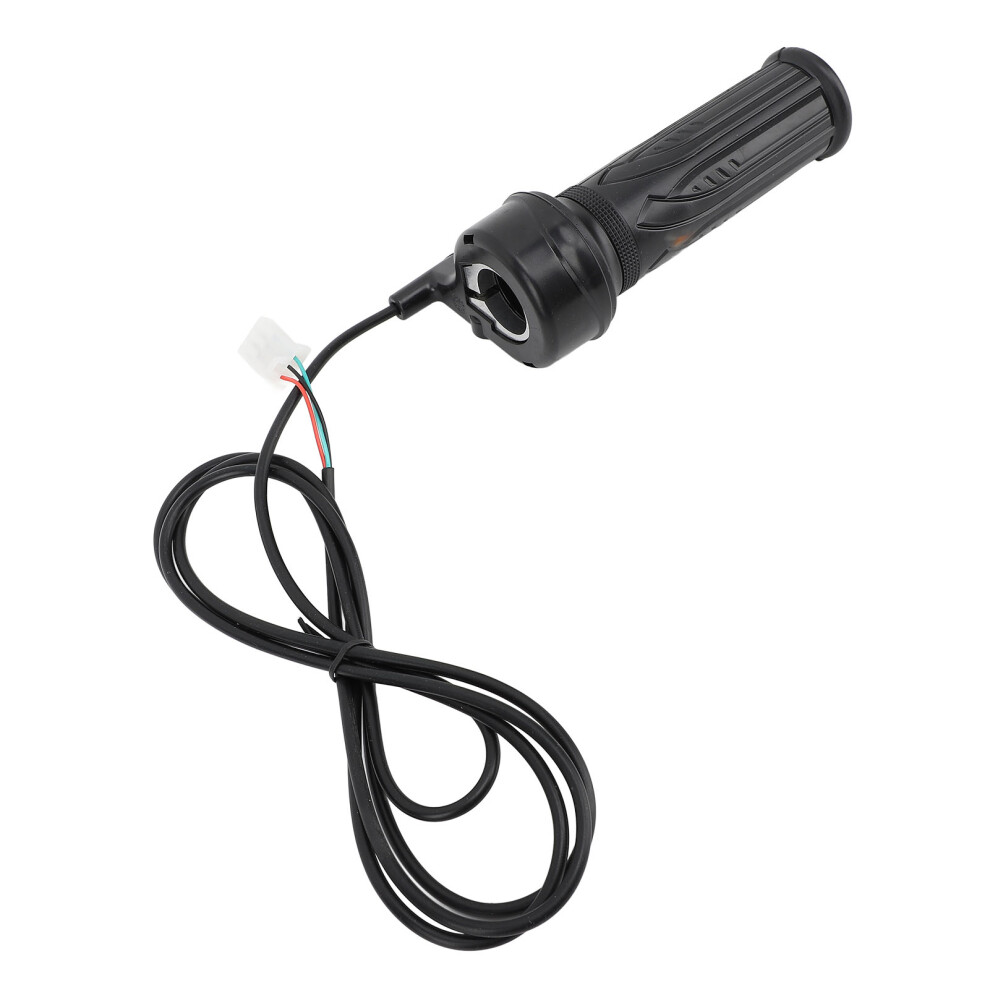 22Mm 3-Wire Electric Scooter Twist Throttle Grip 24V-60V Black 7651349059193