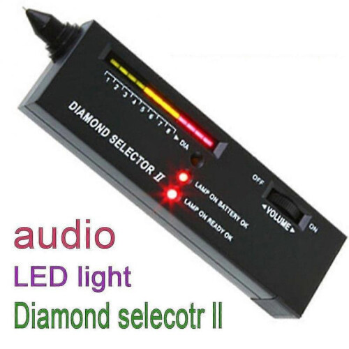 Diamond Selector Ii Gold Test Kit with Gemstone Pen, Portable Electronic Diamond Tester with Led 2