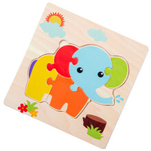 Wooden Toddler Animal Jigsaw Puzzle, Educational Toy, 100g