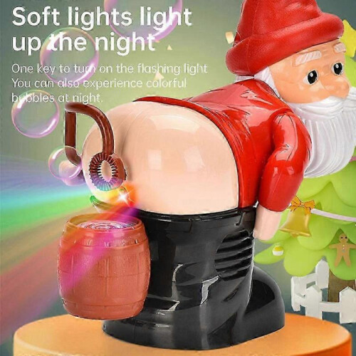 Christmas Funny Santa Electric Bubble Blowing Machine Leak Proof Machine Bubble_XG 1