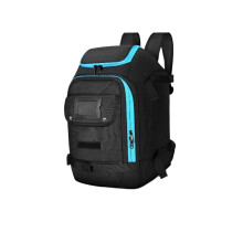 Ski Boots Bag Waterproof Backpack 50L Large Capacity for Skiing with Dry Wet Separation for Helmets, Gloves, and Snowboard