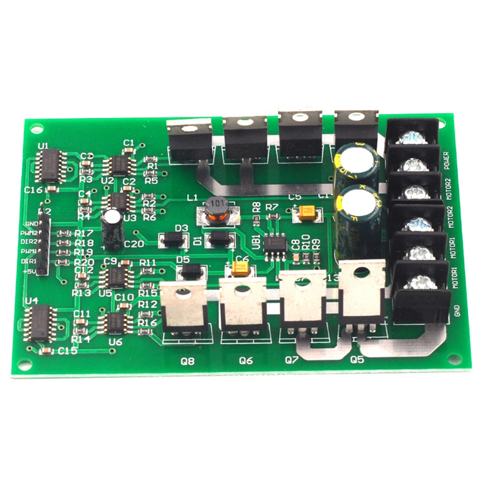 15A Dual H-Bridge Dc Motor Driver Module For Robot Car 4711736608977