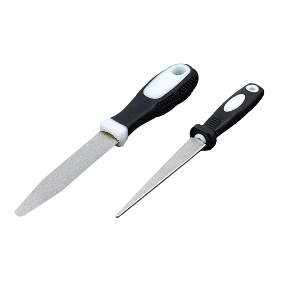 Knife Sharpening Rod Metal Double Sand File Grinder Gardening Tools 4711736611083