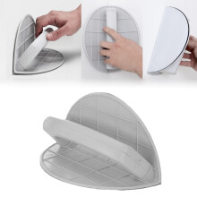 Multifunctional Semi-Circular Angle Sanding Sandpaper Tool Self-Adhesive Kit With 180/240/320 Grit Size 8.6x4.3x4.3In