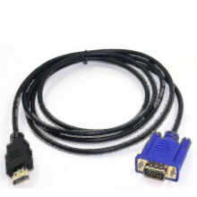 6ft 1080p Hdmi Male To Vga Male Adapter Converter Cable 15 Pin for Pc Hdtv Dvd