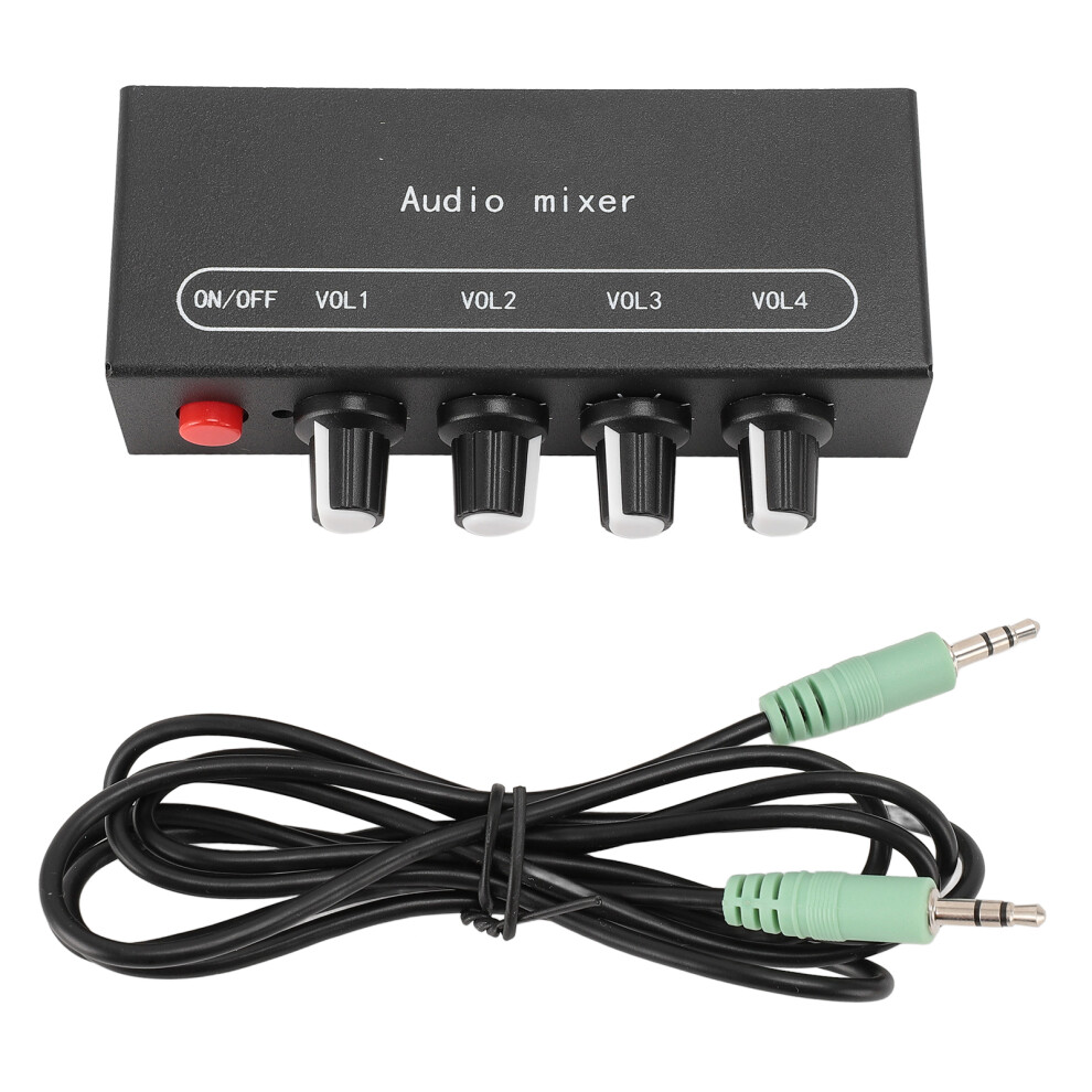 Stereo Line Sound Mixer 4 Channel Independent 8320539135137