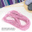 Elastisches Perlenfadencord 1,5 mm 100 m Hellrosa für Schmuck DIY 3