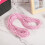 Elastisches Perlenfadencord 1,5 mm 100 m Hellrosa für Schmuck DIY 7