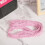 Elastisches Perlenfadencord 1,5 mm 100 m Hellrosa für Schmuck DIY 11