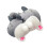 Ass Pendant Doll Gatto Grigio - cotone PP, 9x10 cm 1