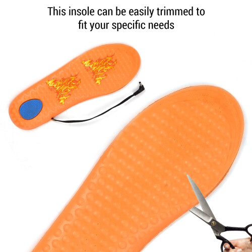 USB Rechargeable Electric Heated Shoe Insoles 1