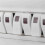 6 Gang Rocker Switch Panel Circuit Breaker with 15
