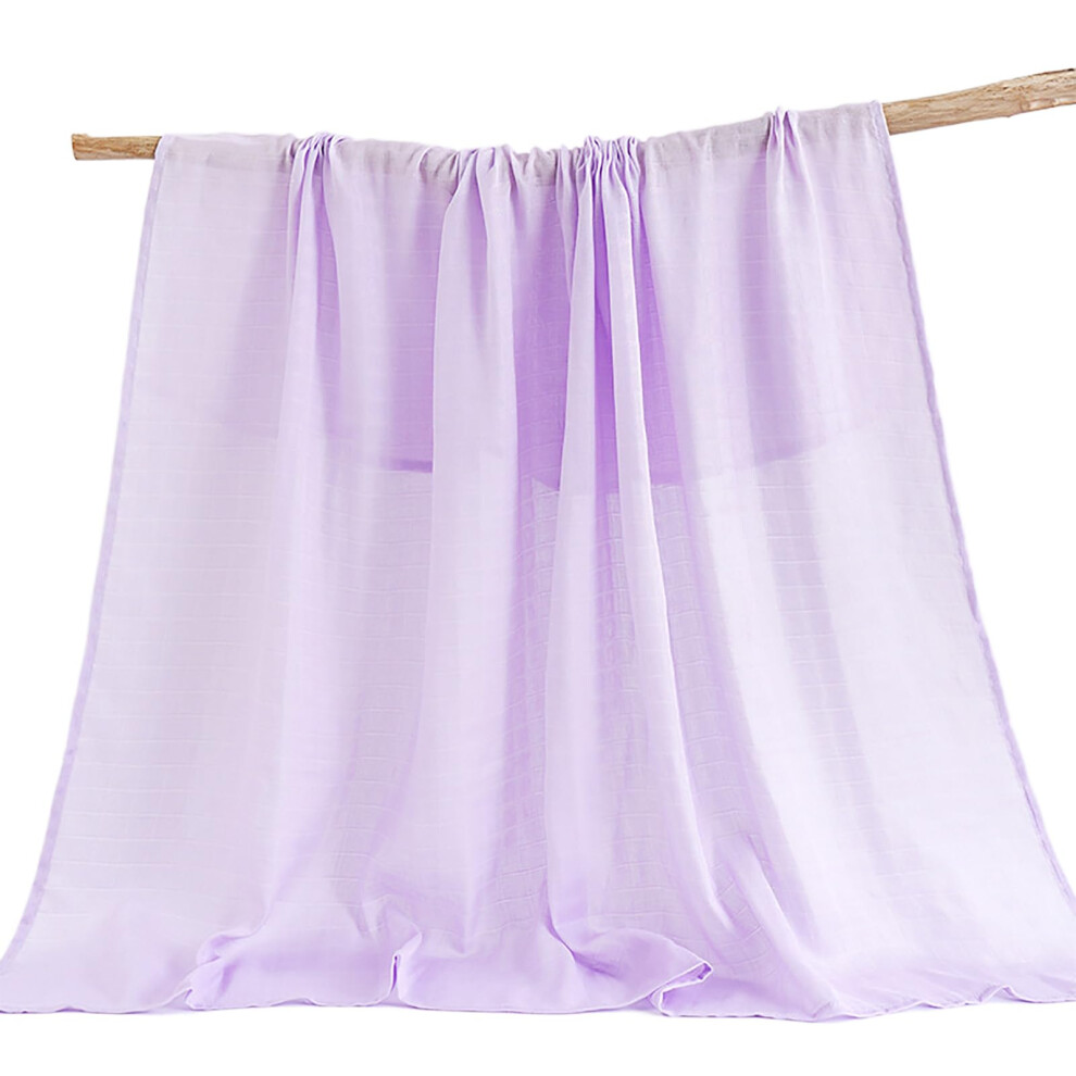 Baby Blanket Breathable Swaddle Wrap 30x40 Inch Cotton Quilt Stroller Receiving Towel for Newborns in Soft Colors