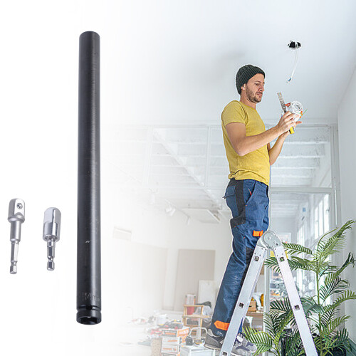 Professional Hollow Nut Driver with 360 Degree Socket Head Fit 2