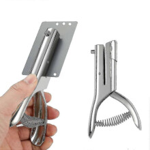 Single Hole Punch Heavy Duty Punch Paper Punch Portable Handheld Long Hole Punch (6mm)