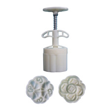 Mooncakes Mold Pineapples Cake Mould with 2 Stamp Hand Pressed