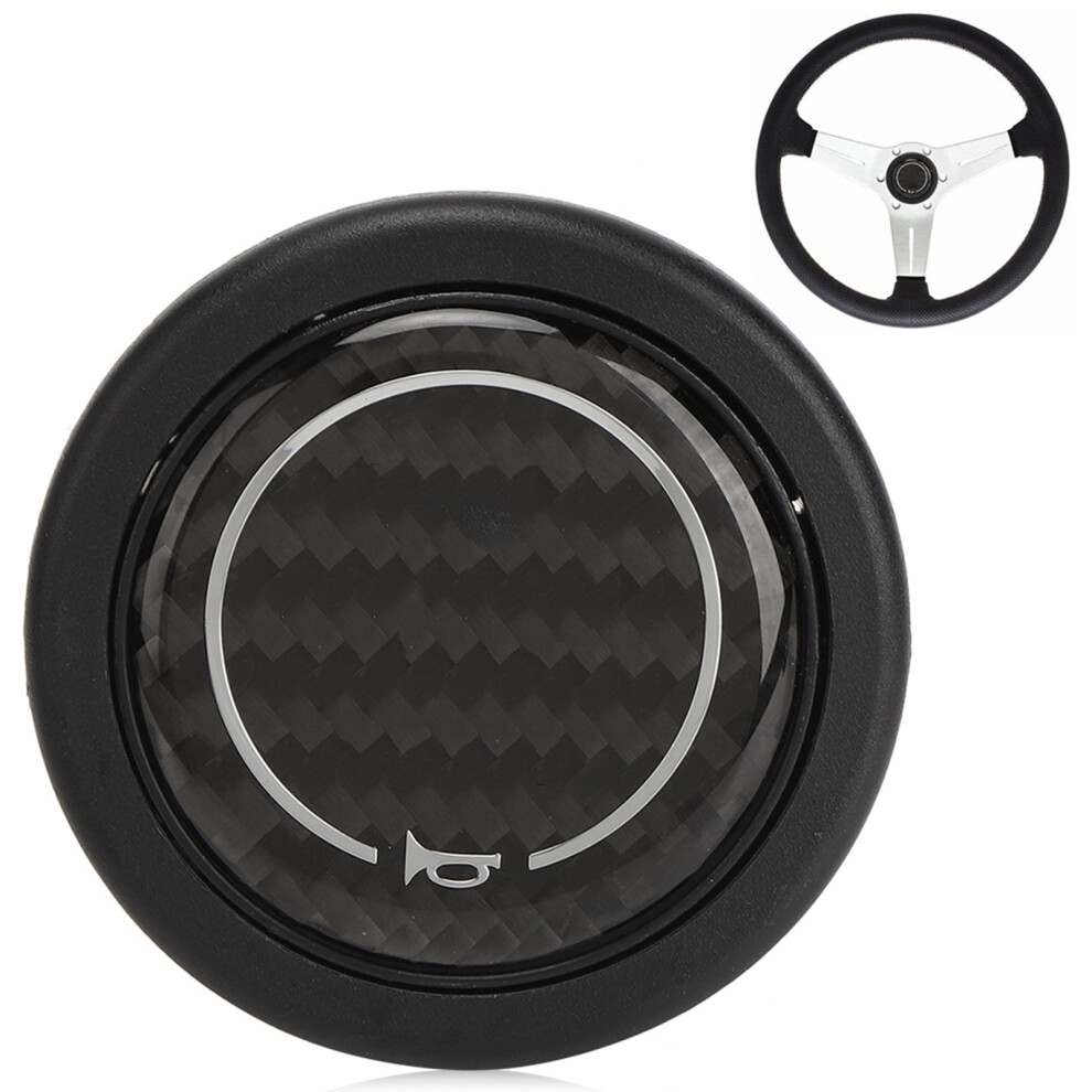 Carbon Fiber Horn Push Button Kit For 6 Bolts Nardi Steering Wheel 4631349064956