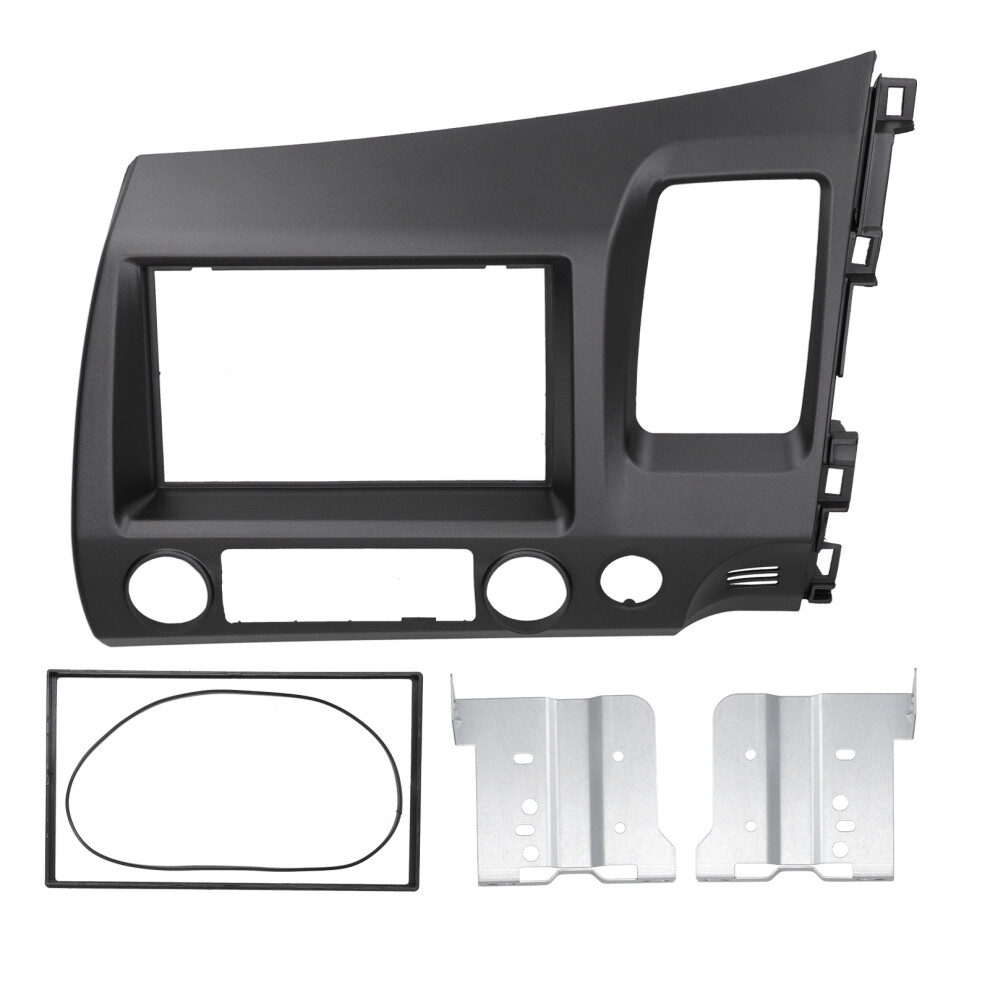 2Din Stereo Radio Fascia Dvd Audio Navigation Gray 8320539136196