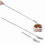 Silver Stainless Telescopic Extendable Fork Dinner Fruit Dessert Cutlery Forks 2