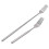 Silver Stainless Telescopic Extendable Fork Dinner Fruit Dessert Cutlery Forks 1