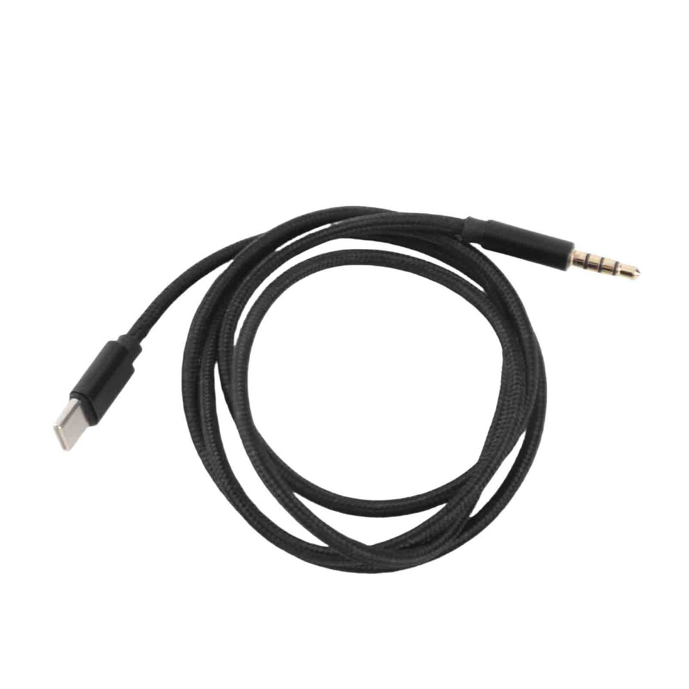 Type-C Male To 3.5Mm Trrs Male Audio Cable 3.12Ft Black 8320539136592