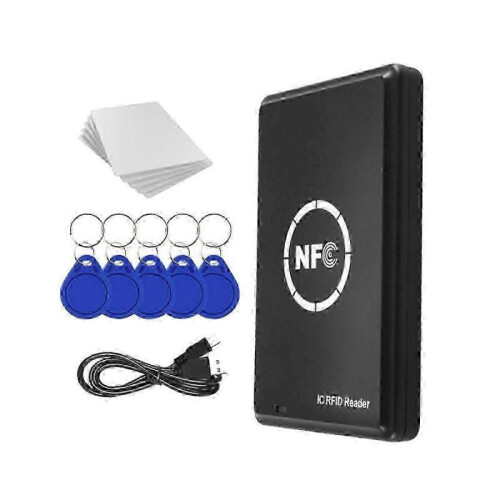 RFID NFC Copier Duplicator 13.56MHz Key Fob NFC Smart Card Reader Writer for Encrypted Programming USB UID T5577 1