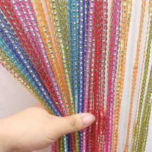 String Door Curtain Fly Insect Bug Screen String for Doorways Divider Or Window Curtain Panel (1pcs, Color)