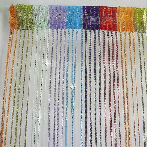 String Door Curtain Fly Insect Bug Screen String for Doorways Divider Or Window Curtain Panel (1pcs, Color) 2