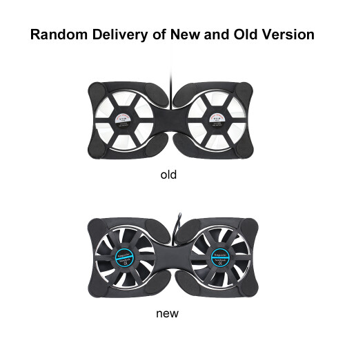 Mini Portable Folding Foldable USB Dual Fan Cooler 2