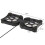 Mini Portable Folding Foldable USB Dual Fan Cooler 1