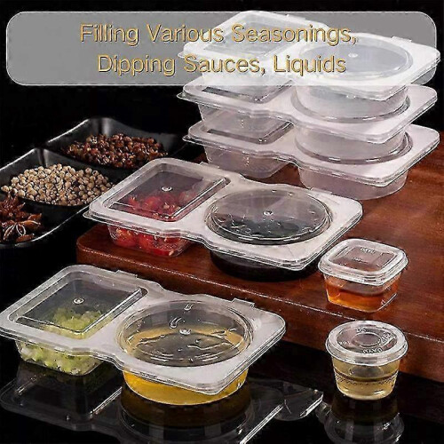 (15pcs) Reusable Snack Pack Containers,nut Cheese Collapsible Snack Containers With Lids_XG 1