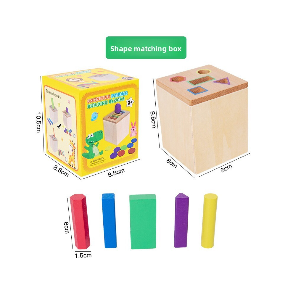 (Shape) Wooden Recognition Shape Color Classification Toy For Early Childhood Learning-image-OPC-PKFF9K5-NEW