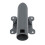 Supporto satellitare grigio V2 100x100x3mm 35/38mm 12