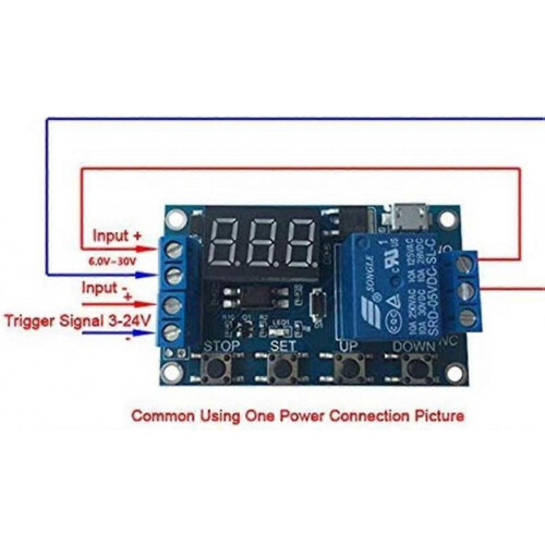 Store 6-30v Adjustable Relay Timer Cycle Module Switch Trigger Time Delay Circuit Board (yu-b) 1