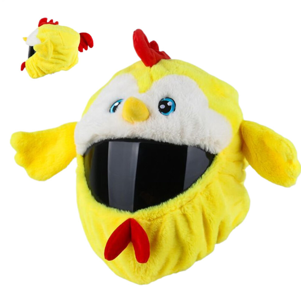 Helmet Cover Motorcycle Bird Design, One Size Fits Most Full-Face Helmets, Soft Fabric Protection For Riding 9084446874808