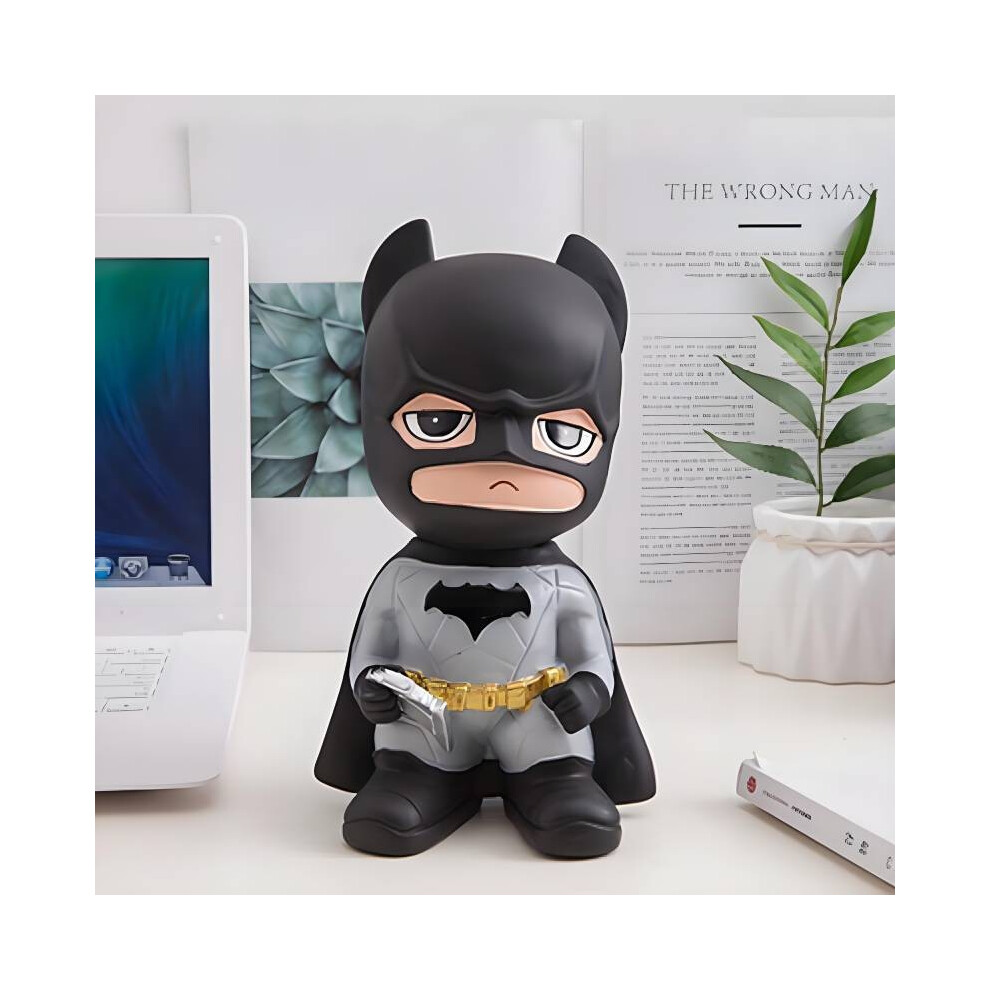 (Batman) The Avengers Cute Cartoon Captain America Piggy Bank Money Children Boxs Gift