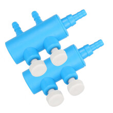 Aquarium Air Splitter Sauerstoffpumpe Adapter 2-Wege Luftschlauchverteiler