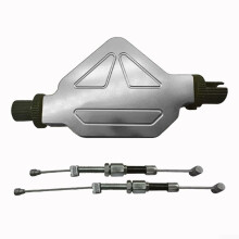 Stunt Lever Pull Cable for Motorcycles, Silver, Smooth Clutch Operation, Flexible Design, Compatible with Various Models