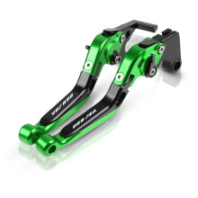 Brake Clutch Lever Set For Yamaha YZF600 2005 Motorcycle Adjustable Folding Green Handle Levers