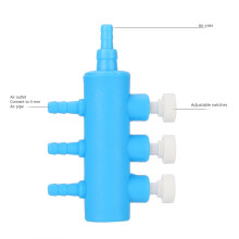 2 Stück Fischtank Luftverteiler 3-Wege Aquarium Luftschlauch Verteiler Sauerstoffpumpe