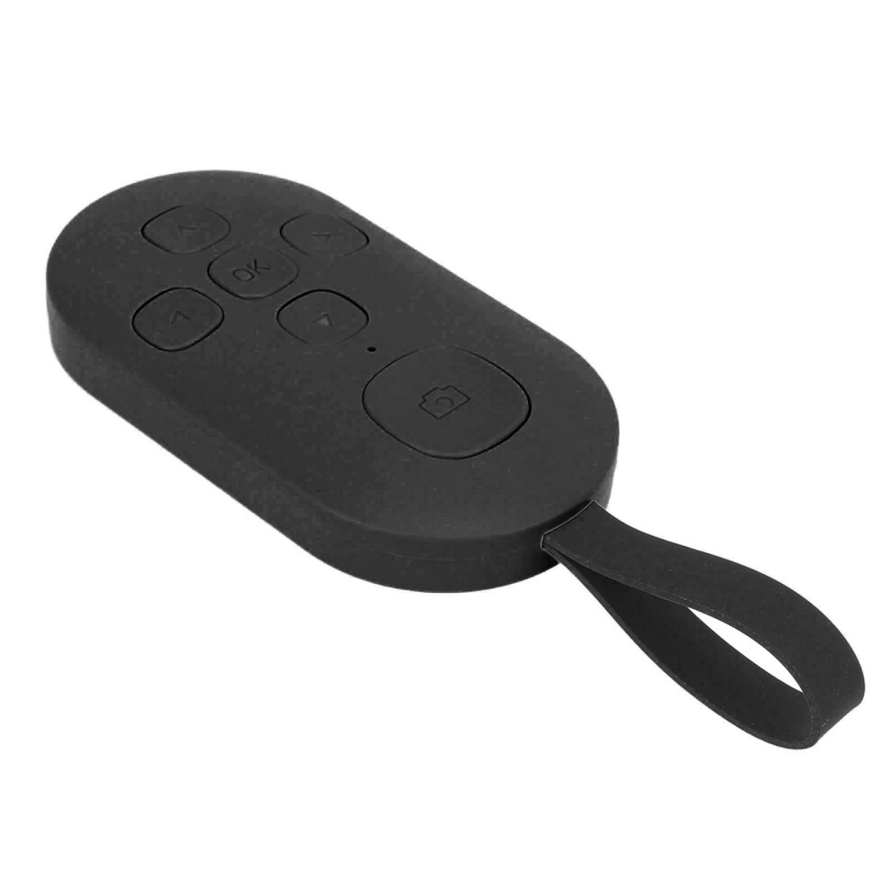 Wireless Bluetooth Selfie Remote For Smartphones And Tablets Rechargeable Black 4181349070582