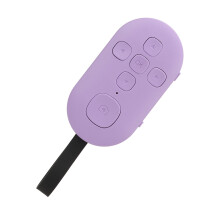 Hands-Free Bluetooth Remote: Selfie Page Turn - Purple 10m
