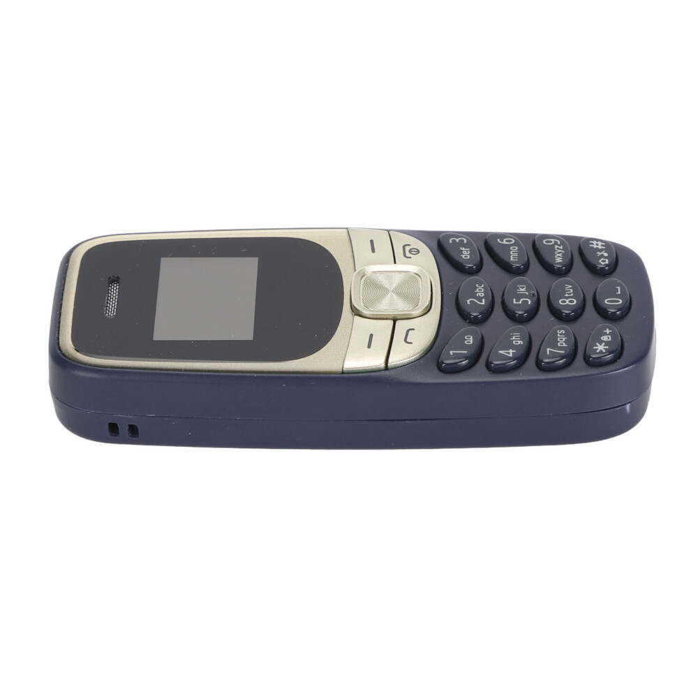 Compact Dual Sim Mini Tooth Mobile Phone 2G Network Blue 9451349071229