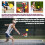 Fiberglas Pickleball Rackets Set Pickleball Paddle 10