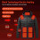 Electric Heated Cotton Jacket Four Control 21 Zone 5