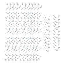 Convenient 200Pcs Fence Wire Clip Set Metal Wire tie set for
