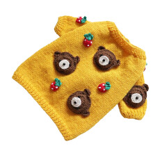 XS Hundepullover mit Bärenmuster, Polyester