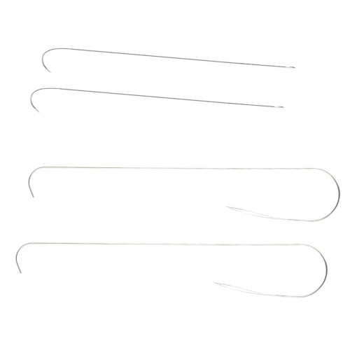 Pack of 4 Bead Stringing Needle Assorted Sizes for Jewelry